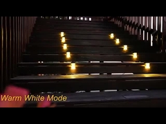 Lampu dinding eksterior RGB Lampu dinding surya