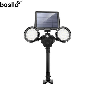 Harga yang bagus IP65 Waterproof Solar Induction Lamp Cahaya Panas 3000K 3.7V 2600mA on line