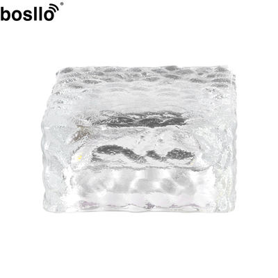 Harga yang bagus IP65 Lampu Taman Surya Lampu Taman Luar Kristalin 9.5*9.5*4.8CM on line