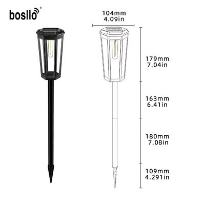 Harga yang bagus Lampu taman surya tahan air Bahan PC Lampu LED untuk pesta di luar ruangan on line