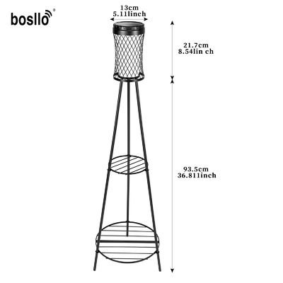 Harga yang bagus Lampu Taman Surya yang Kuat dengan Kapasitas Baterai 3.7V 1200mAh dan Pengisian USB on line