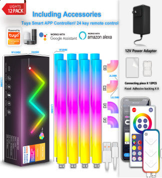 Harga yang bagus 24W RGB Lampu Dinding Wireless RGB LED Lampu Dinding Sertifikat RoHS on line