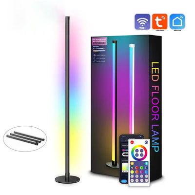 Harga yang bagus Tegangan 5V Lampu Lantai Berubah Warna Lampu Lantai Sudut Ruang Tinggal RGB on line