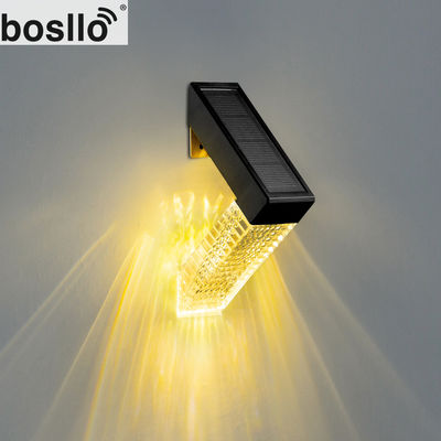 Harga yang bagus Lampu dinding kristal surya luar 1.2V 700mAh IP44 tingkat tahan air on line