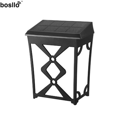 Bahan ABS Lampu dinding luar Waterproof Retro Lampu surya