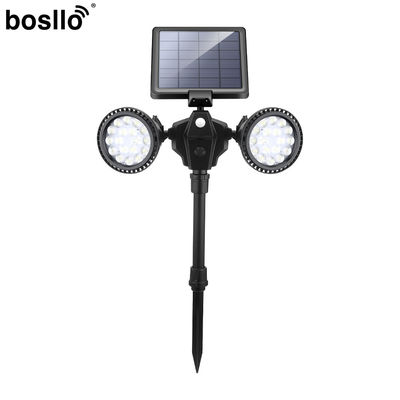 kualitas 6V 500MA Lampu Taman Surya Hitam Lampu Taman Surya Luar Ruang pabrik