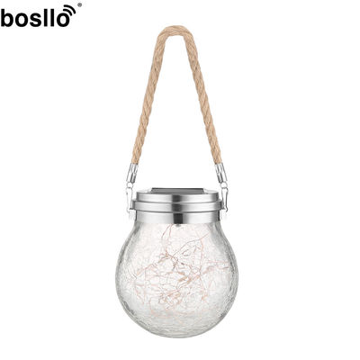 Cahaya hangat bola kristal lampu surya OEM 1.2V 1600MAH AA NI-MH