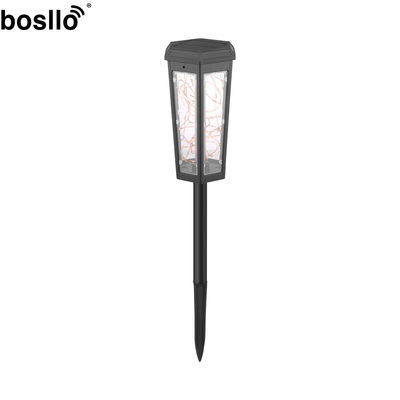 Harga yang bagus Cahaya Panas 3000K Lampu Taman Surya Dekoratif Lantai Dipasang IP44 on line