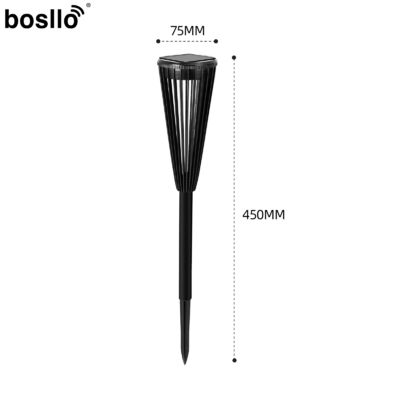 Harga yang bagus Cahaya Putih 6000K Lampu Kebun Daya Surya Tahan Air 6-8 Jam Waktu Pengisian on line