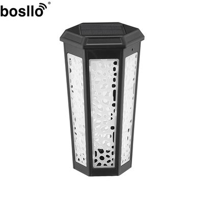 Harga yang bagus 10.5*10.5*47cm Lampu Surya Luar Ruangan 0.19 Kg Solusi Pencahayaan Luar Ruangan Berkelanjutan on line