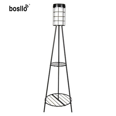 Harga yang bagus Retro Solar Lights Solar Floor Lights Solar Lantern With Plant Stand USB rechargeable on line